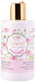Victoria Beauty Roses & Hyaluron Shower Gel - Душ гел от серията "Roses & Hyaluron" - душ гел