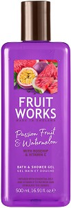 Fruit Works Passion Fruit & Watermelon Bath & Shower Gel -             -  