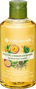 Yves Rocher Passion Fruit & Ginger Bath & Shower Gel -               Plaisirs Nature -  