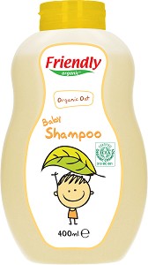 Friendly Organic Baby Shampoo - Бебешки шампоан с био овес - шампоан