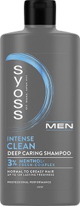 Syoss Men Intense Clean Deep Caring Shampoo -           Syoss Men - 