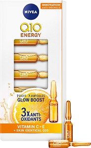 Nivea Q10 Energy Glow Boost Ampoules - 7        Q10 Energy - 