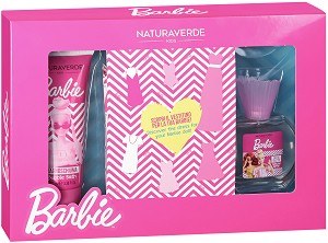 Детски подаръчен комплект - С козметика от серията "Barbie" - продукт
