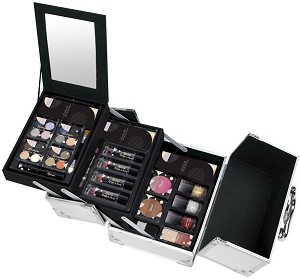 Markwins International Color Play Travel Makeup Case - Разгъваем метален куфар с гримове - продукт