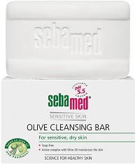 Sebamed Olive Cleansing Bar - Сапун за чувствителна и суха кожа с масло от маслина - сапун