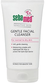 Sebamed Gentle Facial Cleanser - Почистващ гел за лице за нормална към суха кожа - гел