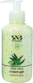 SNB Aloe Vera Hands & Body Cream-Gel - Крем-гел за ръце и тяло със сфери от алое вера - крем