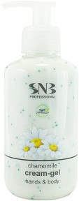 SNB Chamomile Hands & Body Cream-Gel - Крем-гел за ръце и тяло с алое вера и лайка - крем