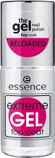 Essence Extreme Gel Top Coat - Топ лак за нокти с гел ефект от серията "Gel Nail Polish" - лак