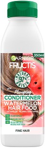 Garnier Fructis Plumping Watermelon Hair Food Conditioner - Уплътняващ балсам за тънка коса с екстракт от диня - балсам