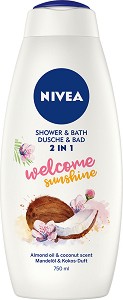 Nivea Welcome Sunshine 2 in 1 Shower & Bath -           -  