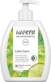 Lavera Lime Care Liquid Soap - Освежаващ течен сапун с лайм и лимонова трева - сапун