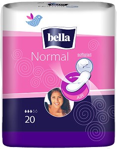 Bella Normal - Дишащи дамски превръзки - 20 броя - дамски превръзки