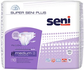 Super Seni Plus Medium - Пелени за инконтиненция при възрастни - размер M - продукт