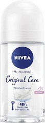 Nivea Original Care Anti-Perspirant Roll-On - Дамски ролон дезодорант против изпотяване - ролон