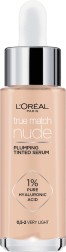L'Oreal True Match Nude Plumping Tinted Serum - Тониращ серум за лице с хиалуронова киселина - серум