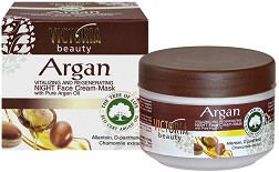 Victoria Beauty Argan Night Face Cream - Нощен крем за лице с арган от серията "Argan" - крем