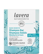 Lavera Basis Sensitiv Moisture & Care Shampoo Bar -        Basis Sensitiv - 