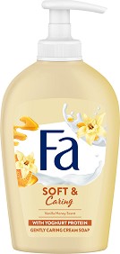 Fa Soft & Caring Cream Soap - Течен сапун с аромат на ванилия и мед - сапун