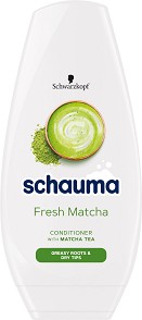 Schauma Fresh Matcha Conditioner - Балсам за коса с мазни корени и сухи краища - балсам