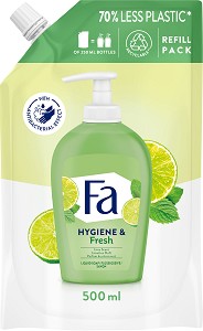 Fa Hygiene & Fresh Liquid Soap - Пълнител за течен сапун с аромат на лайм - сапун