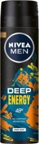 Nivea Men Deep Energy Anti-Perspirant - Дезодорант за мъже против изпотяване от серията Deep - дезодорант