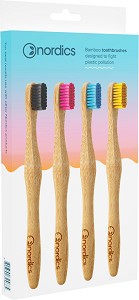 Nordics Bamboo Toothbrushes - 4      - 