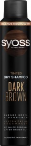 Syoss Tinted Dry Shampoo Dark Brown - Сух шампоан за тъмно кестенява коса - шампоан