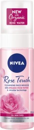 Nivea Rose Touch Cleansing Face Mousse - Почистваща пяна за лице с розова вода от серията Rose Touch - пяна