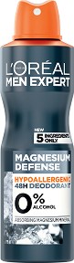 L'Oreal Men Expert Magnesium Defence Deodorant - Дезодорант за мъже от серията Men Expert - дезодорант