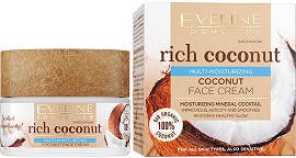 Eveline Rich Coconut Multi-Moisturizing Face Cream - Овлажняващ крем за лице с кокос - крем