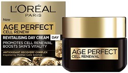L'Oreal Age Perfect Day Cream - Ревитализиращ крем против стареене от серията "Age Perfect" - крем