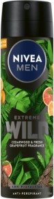 Nivea Men Extreme Wild Cedarwood & Grapefruit Anti-Perspirant - Дезодорант за мъже против изпотяване от серията Nivea Men - дезодорант