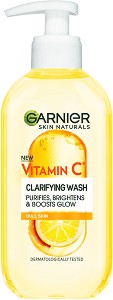 Garnier Vitamin C Clarifying Wash - Измиващ гел за лице от серията Vitamin C - гел