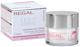 Regal Light Control Whitening Day Cream SPF 15 - Избелващ крем за лице от серията Light Control - крем