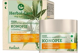 Farmona Herbal Care Hemp & Vitamin C Face Cream - Крем за лице за суха кожа с коноп и витамин C от серията "Herbal Care" - крем
