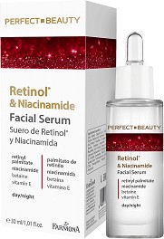 Farmona Perfect Beauty Retinol & Niacinamide Facial Serum - Серум против бръчки за суха кожа от серията "Perfect Beauty" - серум