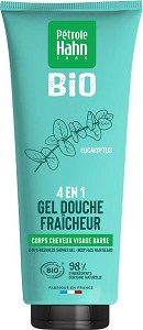Petrole Hahn Bio 4 in 1 Freshness Shower Gel - Мъжки душ гел за тяло, коса, лице и брада - душ гел