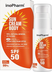 InoPharm Sun Cream Body SPF 50 - Слънцезащитен крем за тяло - крем