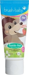 Brush Baby Strawberry Fluoride-Free Toothpaste -      , 0-2  -   