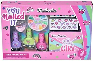 Детски подаръчен комплект Martinelia - С лакове и декорации за нокти от серията Super Girl - продукт