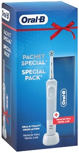 Oral-B Vitality Cross Action + Travel Case -         - 
