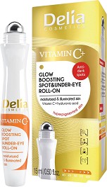 Delia Vitamin C+ Glow Boosting Spot & Under-Eye Roll-On -           - 