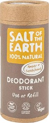 Salt Of The Earth Amber & Sandalwood Refill Deodorant Stick -            - 