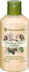 Yves Rocher Coffee Beans Sensual Bath & Shower Gel -           Plaisirs Nature -  