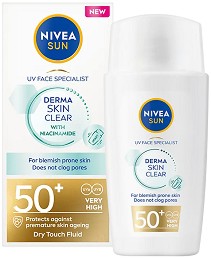 Nivea Sun Derma Skin Clear Fluid SPF 50+ -     - 