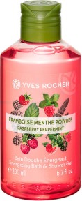 Yves Rocher Raspberry & Peppermint Bath & Shower Gel -               Plaisirs Nature -  
