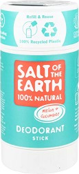 Salt Of The Earth Melon & Cucumber Natural Deodorant Stick -         - 