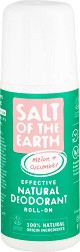 Salt Of The Earth Melon & Cucumber Natural Roll-On Deodorant -          - 