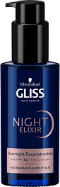 Gliss Night Elixir Overnight Reconstruction -         - 